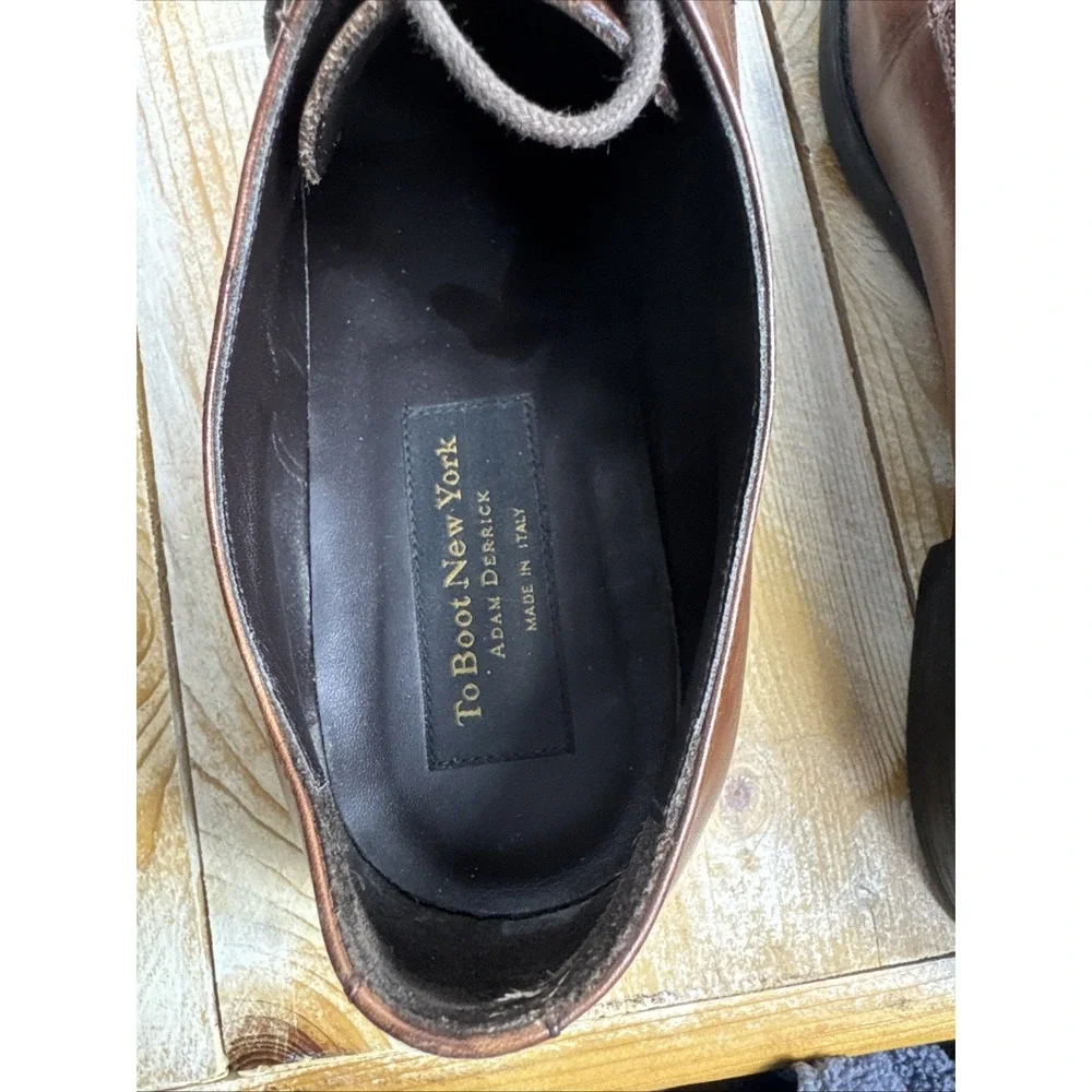 To Boot New York Adam Derrick Brampton Size 13 Brown Oxford‎